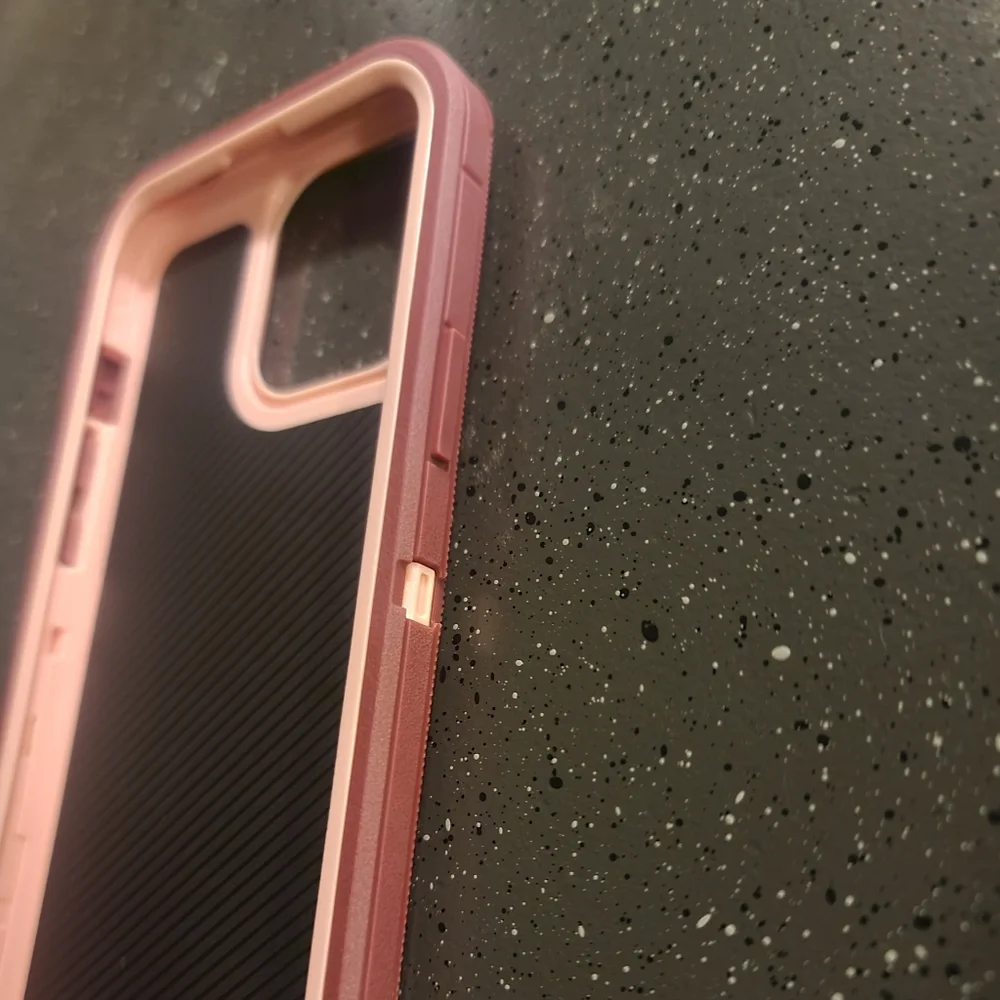 NWT! Iphone 13 Pro Max Wine Red Pink Anti-Scratch 360 Full Body Protective Case